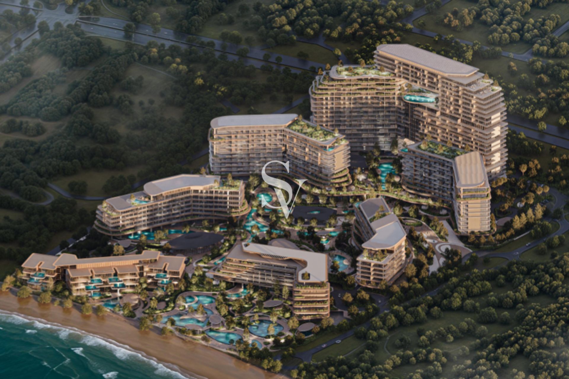 Full Beach View |High Floor |With maids |60-40 PP