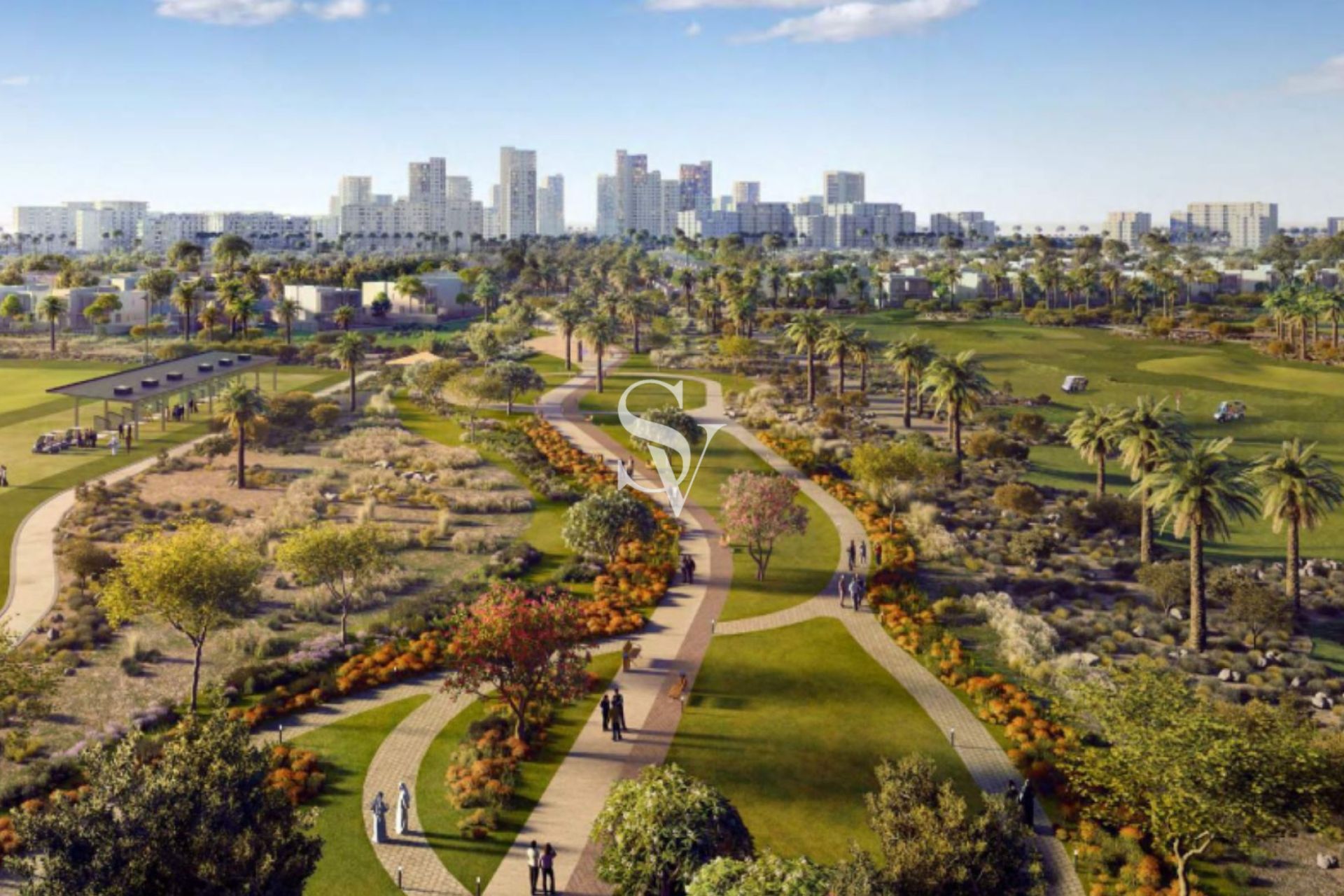 Partial Golf View | Corner Unit | High Floor