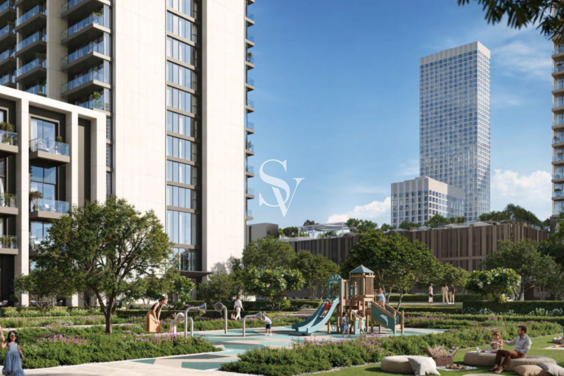 Luxury 3 BR + Maids | Full Amenities Views