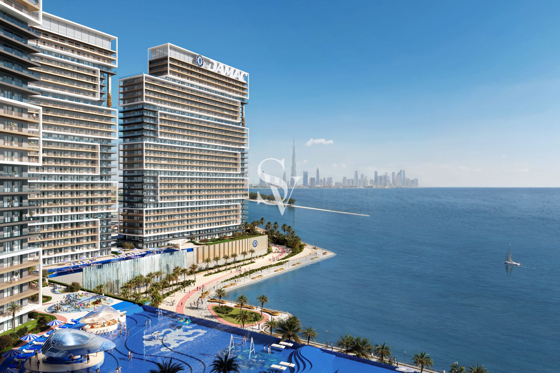 Luxury Branded 1BR | Full Sea View | DLD Waiver