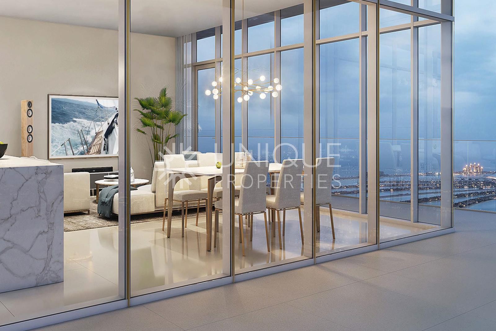 Palm Views | Corner Unit | High floor