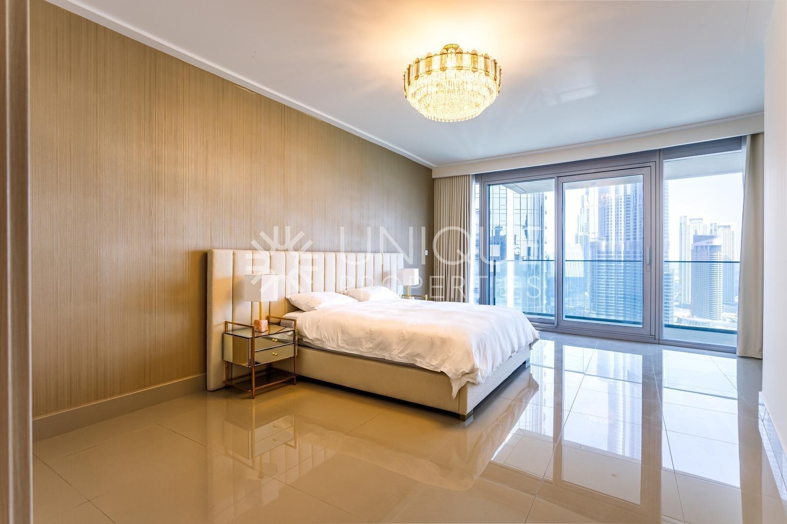 High Floor | Semi-Furnished | Fountain Views