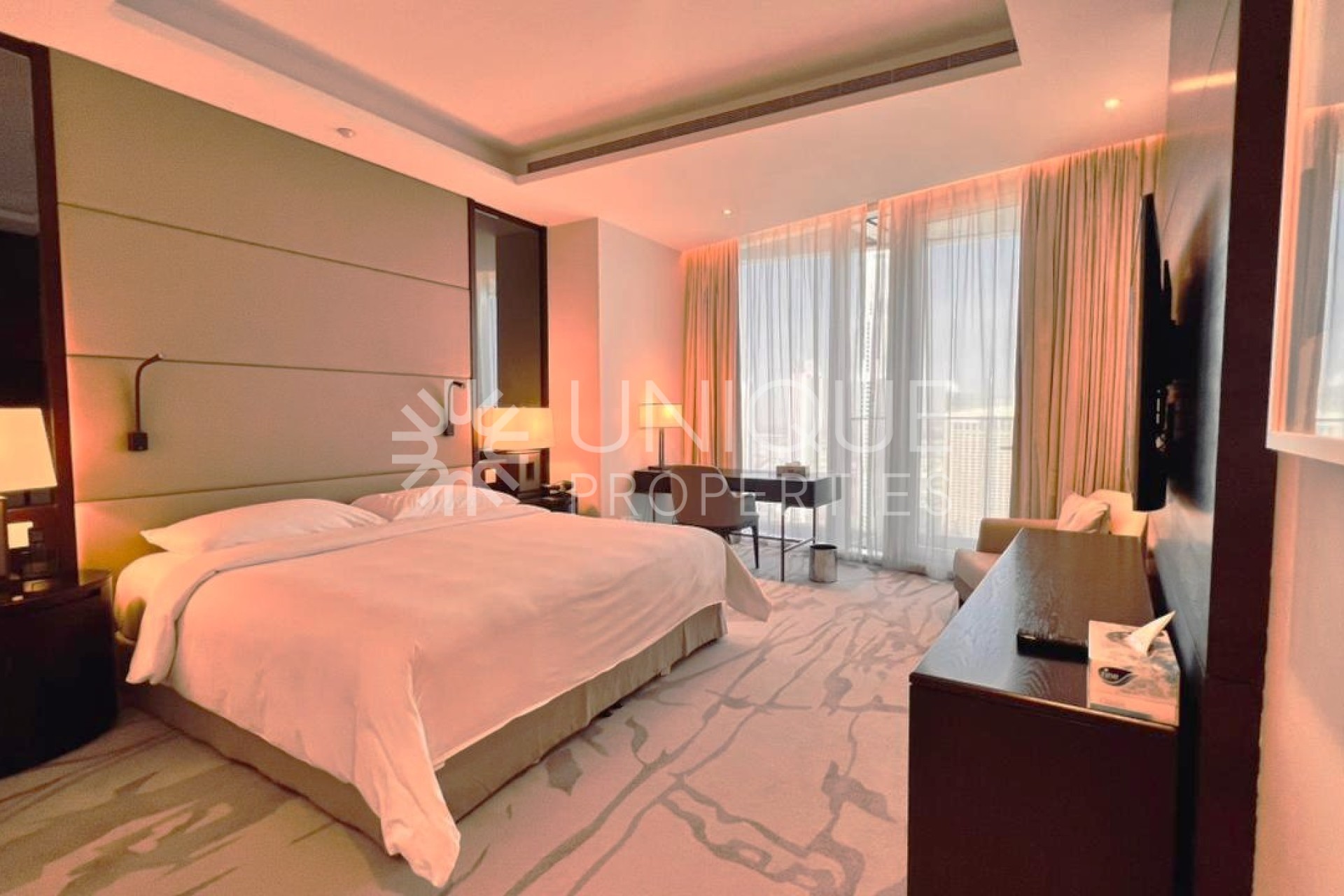 Modern 2BR | Full Burj View | High Floor
